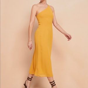 Reformation Yellow Dress